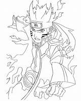 Naruto Coloring Pages Uzumaki Clipart Mode Colouring Library Sage Printable sketch template
