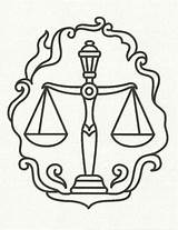 Justice Scales Scale Drawing Coloring Pages Tattoo Zodiac Libra Balance Signs Google Symbol Search Vintage Sign Symbols Color Coloriage Print sketch template