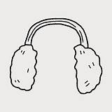 Earmuffs Ear Muffs Vector Clip Doodle Illustration Illustrations Similar sketch template