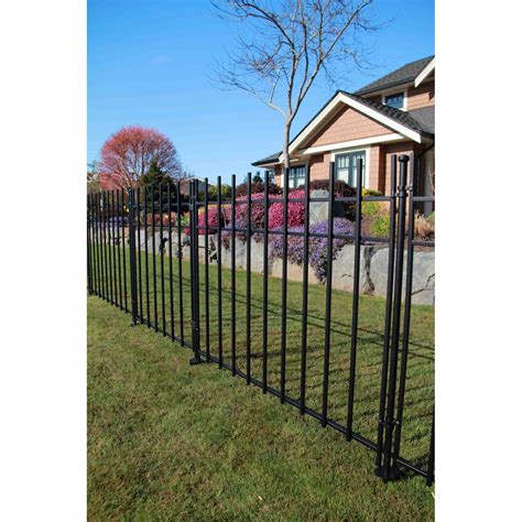 Peak 870mm Black No Dig Fencing Manchester Fence Panel Bunnings New