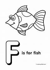 Alphabet Coloring Pages Kids Printable Letter Letters Preschool Words Drawing Printables Worksheets Fish Print Activities Colouring Sheets Ray Coloringhome Getdrawings sketch template