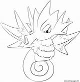 Pokemon Seadra Coloring Pages Oddish Printable Print Pikachu Drawing Color Colouring sketch template