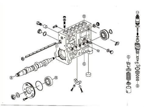 bosch p fuel pump diagrams
