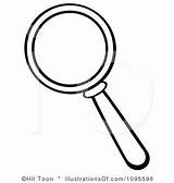 Magnifying Glass Template Clipart Spy Kids Templates Royalty Printable Illustration Activities Outline Quilt Projects Detective Science Toon Hit Cake Visit sketch template