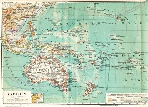 maps  south pacific islands world map
