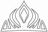 Elsa Frozen Crown Template Tiara Printable Birthday Disney Queen Wand Brittablvd sketch template