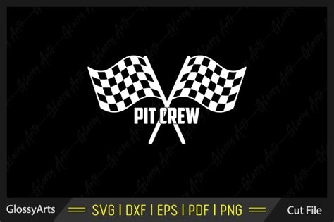 pit crew svg printable cut file graphic  glossyarts creative fabrica
