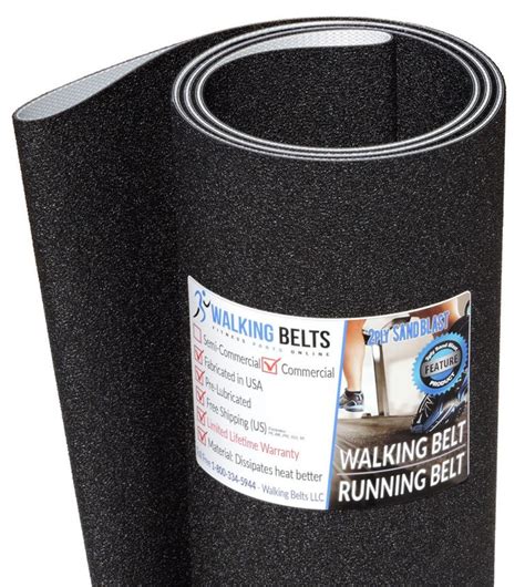 sole  long  treadmill walking belt ply sand blast fitness