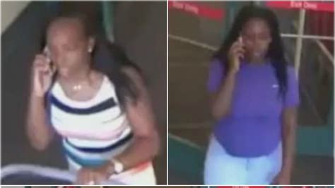 police surveillance video shows 2 target shoplifting suspects