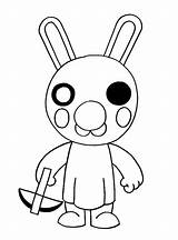 Piggy Hare Archer Robby Kolorowanki Robot Raskrasil Piggie Raskraski Busqueda sketch template