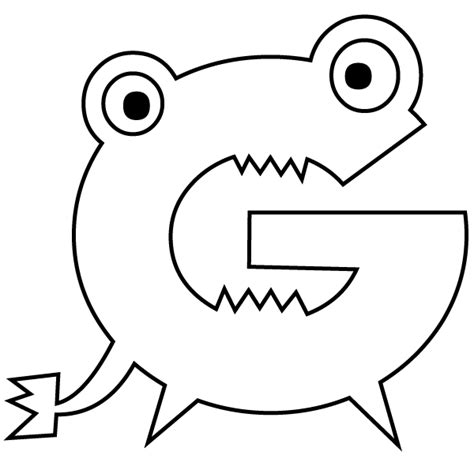 letter  coloring page babadoodle