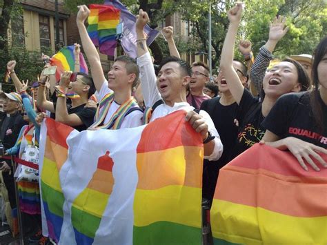 Colourful Celebrations In Taipei As Taiwan Legalises Same