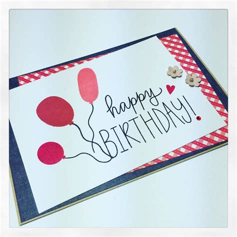 milliesmarvels  clean  simple birthday card