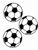 Soccer Ball Balls Coloring Pages Printable Sports Football Drawing Small Print Clip Printables Kids Clipart Color Kreations Kandy Insert Plate sketch template