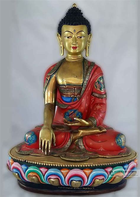 Buddhist Statues Masterpiece Statue Of Shakyamuni Buddha Gold And