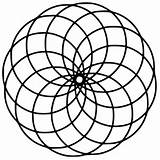 Mandala Colorare Disegno Cerchi Supercoloring Caleidoscopios Geometry Geometrici Circolari sketch template