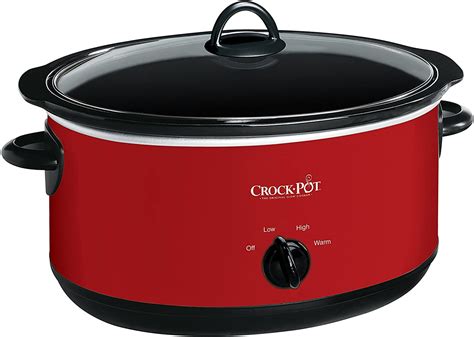 crock pot express crock slow cooker  quart red walmartcom