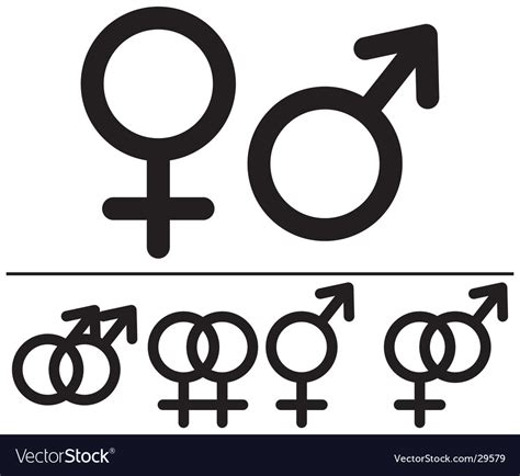 Vector Clip Art Of Sexuality Male And Female Symbols Illustration My