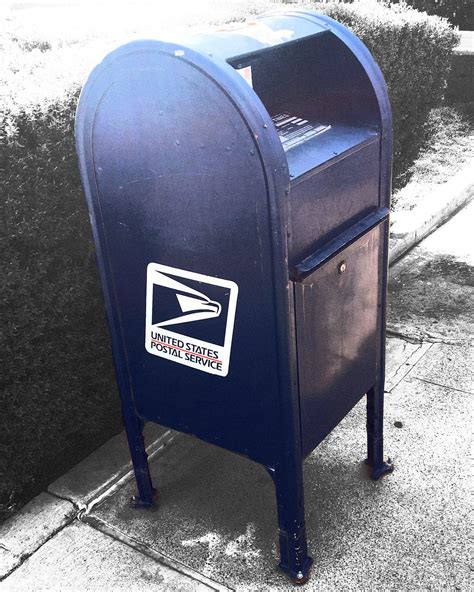 blue mailbox piece  string medium