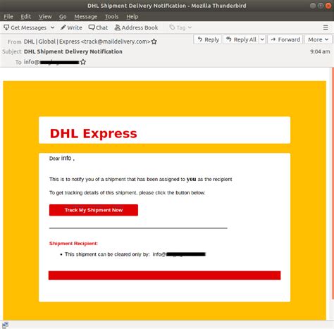 dhl  demand delivery email marvis billiot