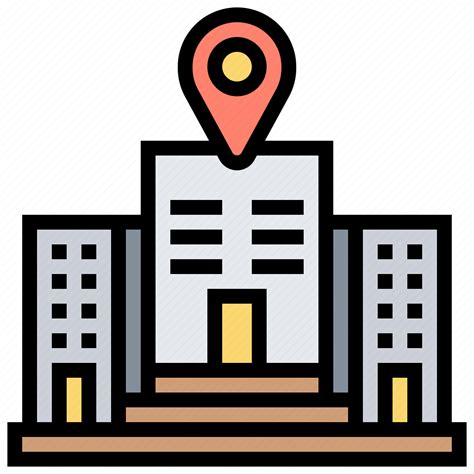 address company gps location office icon   iconfinder