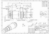 Technisches Schnittdarstellung Technische Konstruktion Abtriebswelle Ansichten Werkstatt sketch template