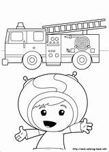 Umizoomi Coloring Team Pages Print Geo Coloring4free Firetruck Color Coloriage Getcolorings Printable Bot Books sketch template