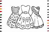 Coloring Pages Color Drawing Kids Dresses Dress Princess Pretty Beautiful Colouring Paintingvalley Printable Getdrawings Getcolorings Simple Sheets Children Print Wedding sketch template