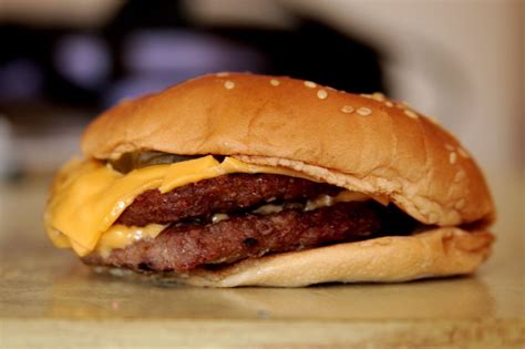 trick    freshly prepared mcdonalds burger  time