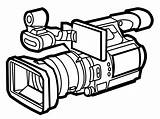 Clipart Camera Camcorder Clipartpanda Clip Surveillance Terms sketch template