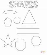 Shapes Coloring Pages Shape Printable Elmo Print sketch template