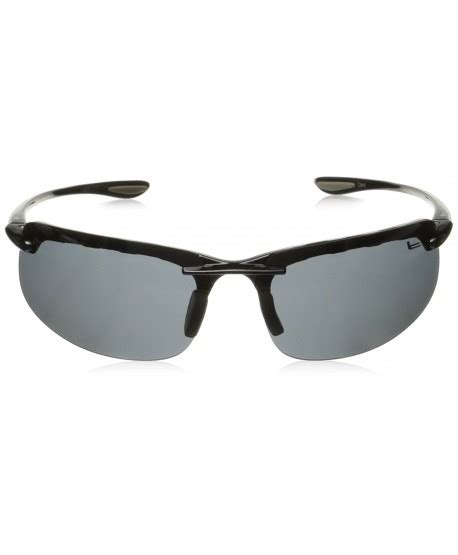 vizor polarized rectangular sunglasses shiny black cw11e54bxjv