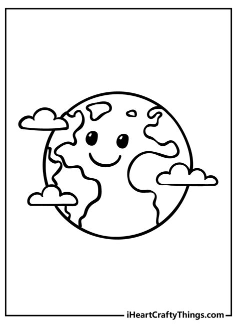 earth coloring pages  preschoolers