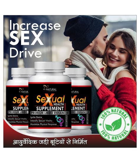 Natural Sexual Health Suppliment Capsule 180 No S Pack Of 3 Buy