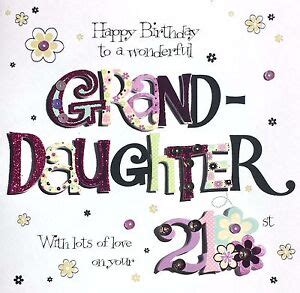 happy birthday granddaughter  love   st great hand finished  card ebay