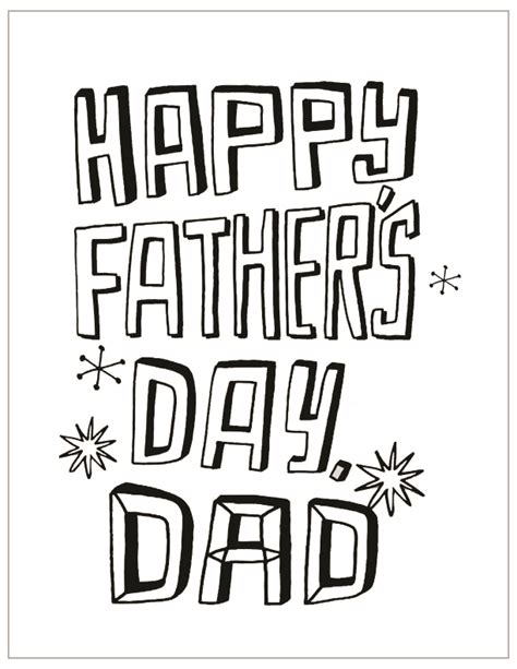 printable happy fathers day coloring pages