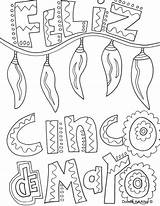 Mariachi Mayo Cinco Band Coloring Pages Getdrawings Drawing sketch template