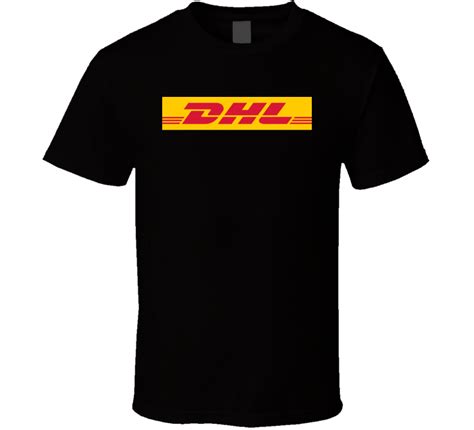 dhl logo black  shirt