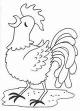 Coloring Pages Chicken Patterns Galo Embroidery Quilt Birds Pet Apple Bird Prints Kitchen Decor Books Print sketch template