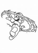 Coloring Pages Chomp Mario Chain Super Bros Template Para Templates sketch template