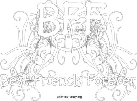 images  printable bff coloring pages bff coloring pages