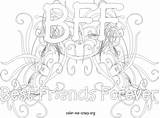 Bff Coloring Pages Girls Print Printable Teens Color Teenagers Teen September Friendship Kids Crazy Colouring Letscolorit Da Books Printablee Via sketch template