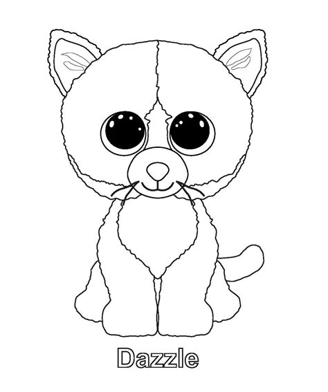 printable beanie boo coloring pages printable word searches