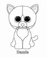 Coloring Ty Pages Boo Beanie sketch template
