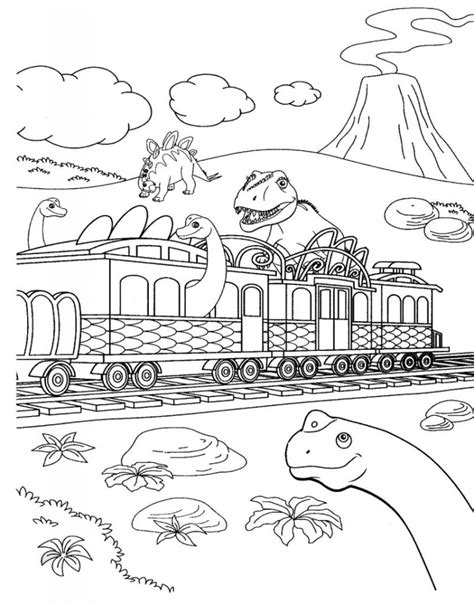 dinosaur train coloring pages  print