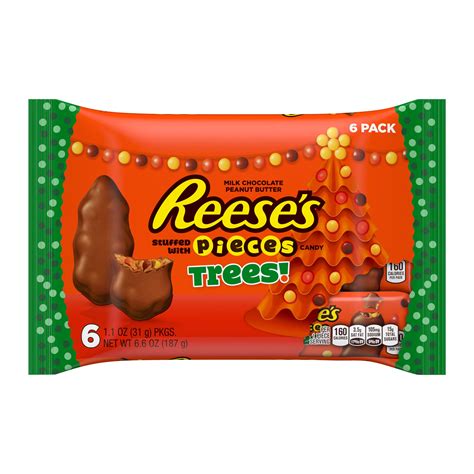 reeses pieces trees stuffed  pieces candy  pac  oz