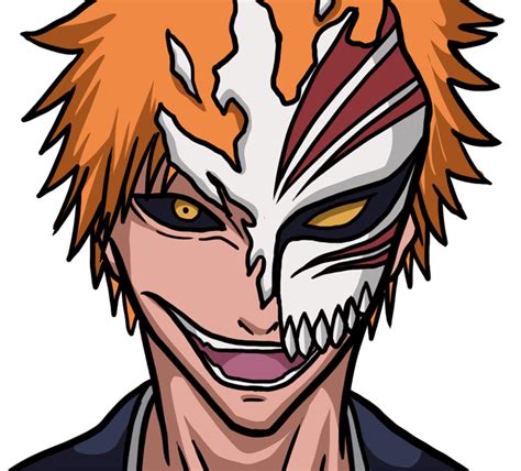 learn   draw ichigo mask bleach characters easy  draw