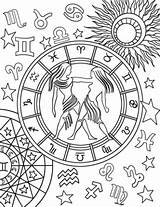 Coloring Libra Printable Pages Horoscope Getdrawings sketch template