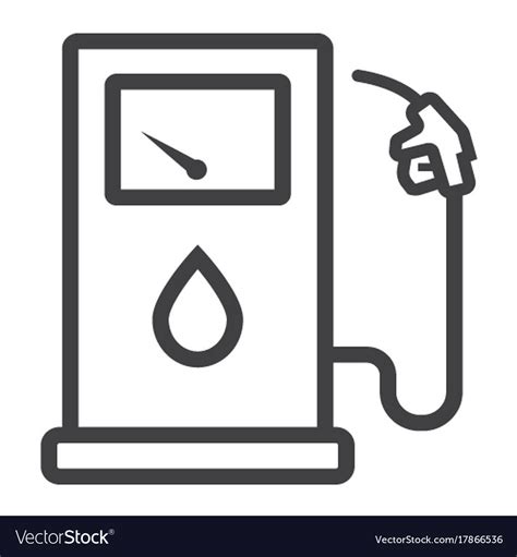 gas station  icon petrol  fuel pump sign vector image