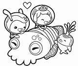 Octonauts Coloring Pages Drawing Print Coloriage Printable Kids Color Octonaut Vegimals Colouring Bestcoloringpagesforkids Sketch Clipart Gups Animals Coloriages Underwater Template sketch template
